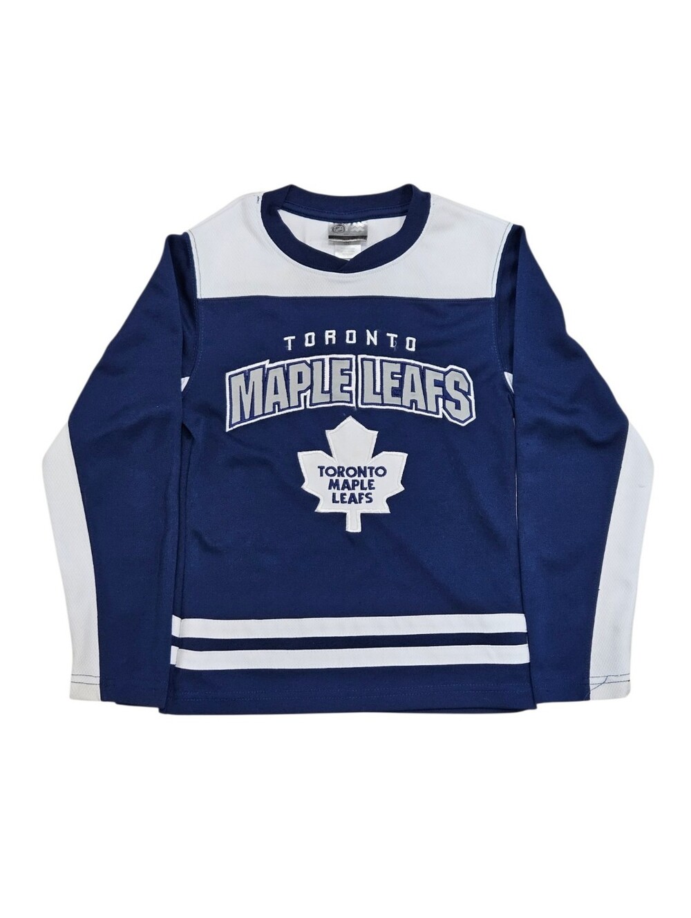 Toronto Maple Leafs Youth Size 7-8 NHL Long Sleeve Jersey Shirt Blue